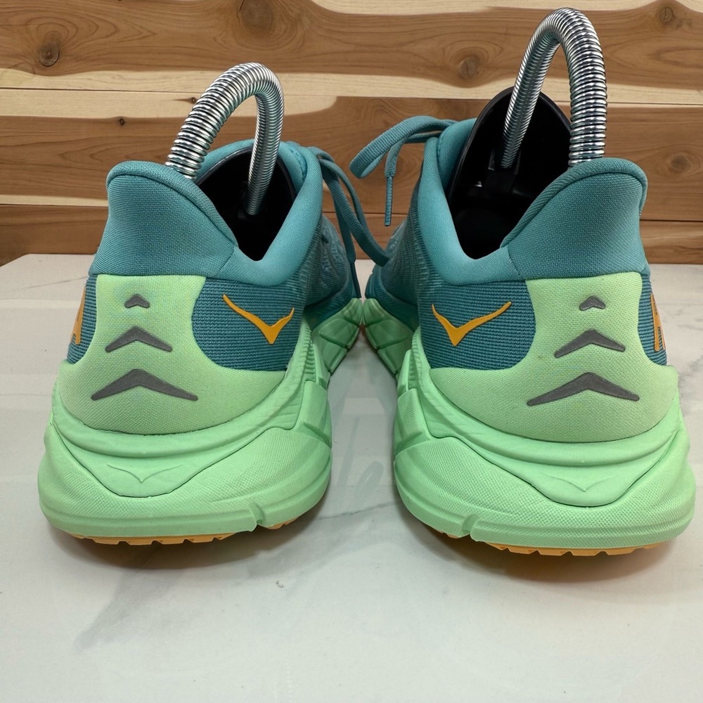 Hoka One One Arahi 6 Men's Running Shoes Walking Gym Size 9.5D Ocean Mist Lime - Picture 8 of 13